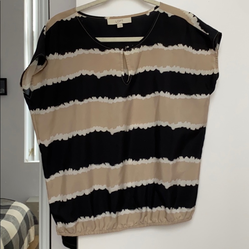 Ann Taylor Loft Short Sleeve Blouse